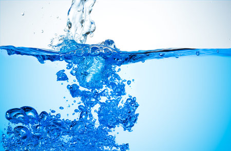 Beautiful splash of waterの写真素材