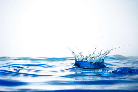 Beautiful splash of waterの写真素材