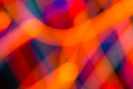 Bright background of dynamic lights.の写真素材