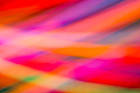 Bright background of dynamic lightsの写真素材