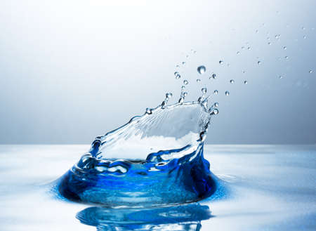 Beautiful splash of waterの写真素材