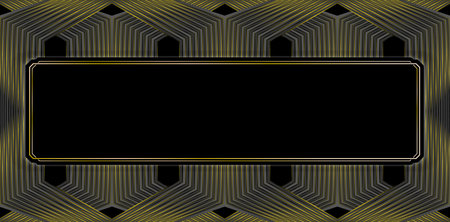 Frames and Borders golden line with Abstract Backgrounds Striped gold and dark black. Diagonal and...