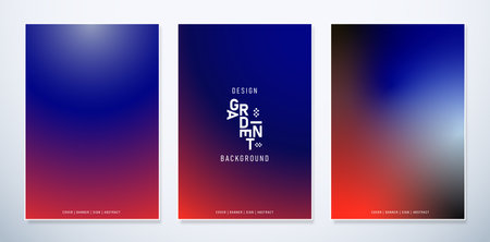 abstract gradient red bold blue black colors a set of banners, website element, sign corporate,...