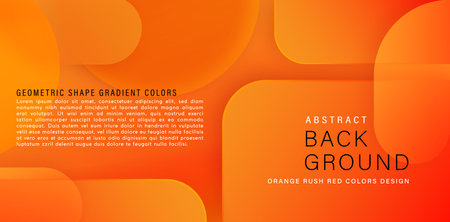 abstract geometrical shaped orange background with place for text, ads campaign business,...