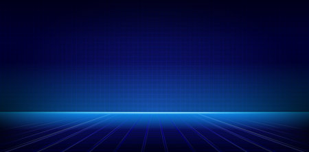 vector illustration grid pattern blue abstract background for ecommerce signs retail shopping, advertisement business agency, ads campaign marketing, email newsletter, landing pageのイラスト素材