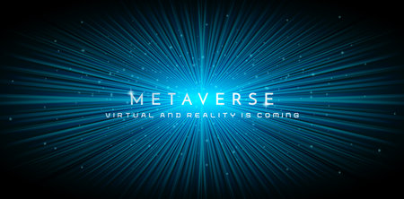 vector illustration spreading blue backgrounds glowing with rays for ecommerce signs retail shopping, advertisement business agency, ads campaign marketing, landing pages, webs banのイラスト素材