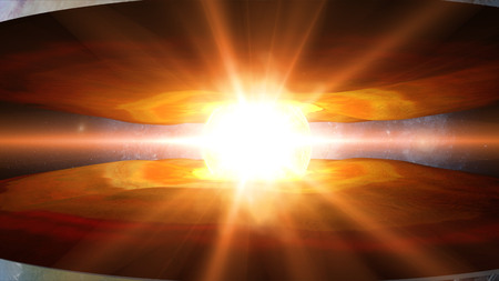 Earth core. inner structure with geological layers. 3d rendering.の写真素材