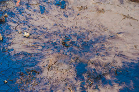 Broken soilの写真素材