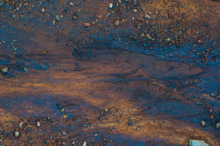 Broken soilの写真素材