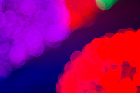 abstract defocused of LED light,abstract glitter light defocused and blurred bokeh circles for New...