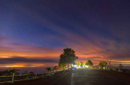 Twilight in the morning at Doisango,Golden Triangle,Chang Rai,Thailand