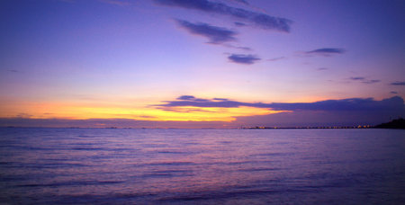 Beautiful landscape at the beach