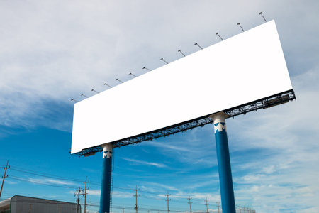 Advertising boardの写真素材