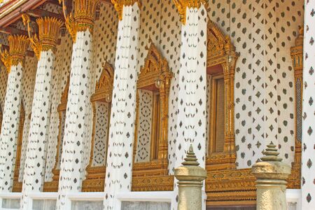 Wat Arun Old Temple of Thailand,の写真素材