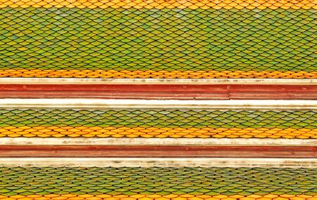 Old Roof  Wat Arun Old Temple of Thailand,の写真素材