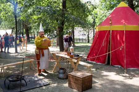 Russia, Moscow, June 10, 2019: Tverskoy Boulevard. Festivalのeditorial素材