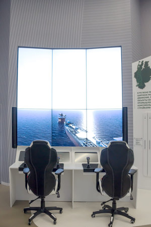 Russia, Moscow, VDNH, October, 12, 2019:  Pavilion 25, Oil, interactive museum.