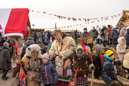 Russia, Moscow: â€“ March 01, 2020: Moscow Maslenitsa Festival. Traditional national...