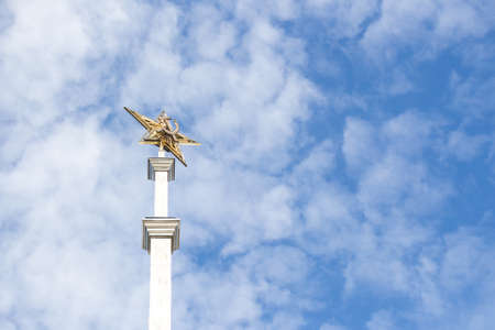 Russia, Moscow, September 16, 2020: Northern river stationのeditorial素材