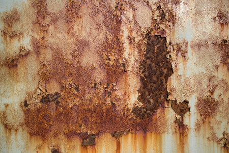 Rust on steel metal old texture background.