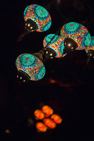 Beautiful lighting decorationの写真素材
