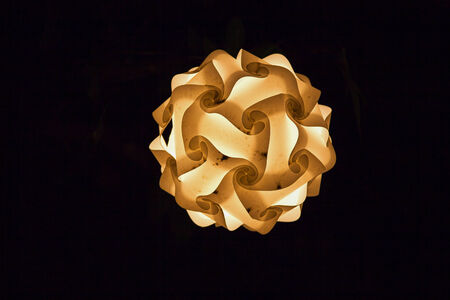 Beautiful lighting decorationの写真素材