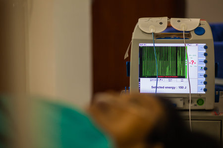 Monitor in cathlab