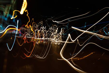 Lighting, motion blurの写真素材