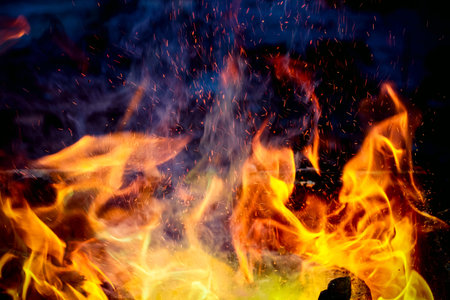 red high temperature fire metal casting method