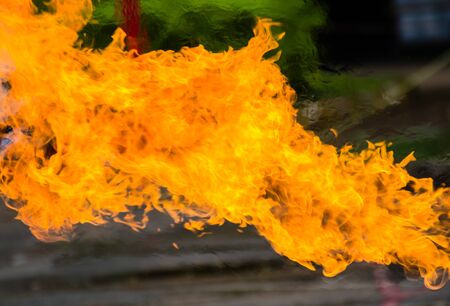 Blaze fire flame background and texturedの写真素材