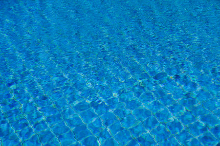 blue and white pool water backgroundの写真素材