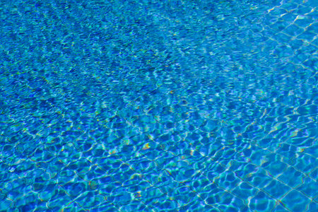 blue and white pool water backgroundの写真素材