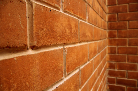 Red bricks wall background  
