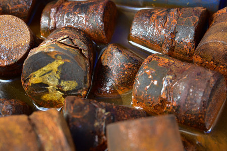 Steel immersed in water causes rust. Rust caused by the reaction between Oxygen and iron It is a...