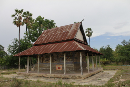 Buddhism temple of the most beautiful in Thailand.の写真素材