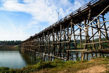Sky of The Mon bridgeの写真素材