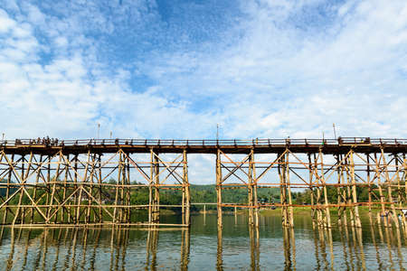 Sky of The Mon bridgeの写真素材