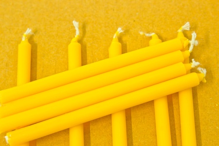 candles on backgroundの写真素材