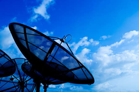 satellite dishの写真素材