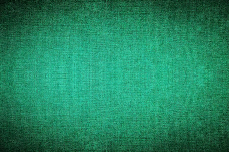 Green Texture Of Canvas With Vignette Styleの写真素材