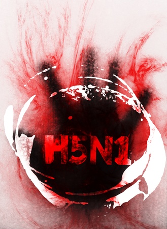 H5N1の写真素材