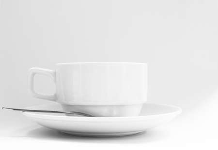 Cup Of Coffee,Black And White Look の写真素材