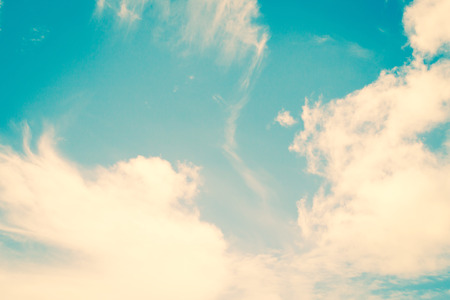 Sky And Clouds Background,Filters Lookの写真素材