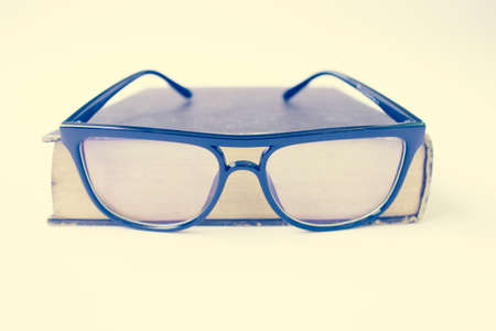Glasses and Bookの写真素材