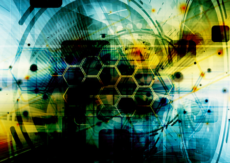 Futuristic Background Designの写真素材
