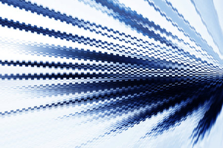 Abstract Art Futuristic Blue Backgroundの写真素材