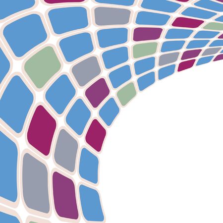 Abstract square flowing backgroundのイラスト素材