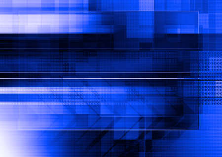 Futuristic blue backgroundの写真素材