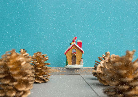 Christmas ornament concept backgroundの写真素材