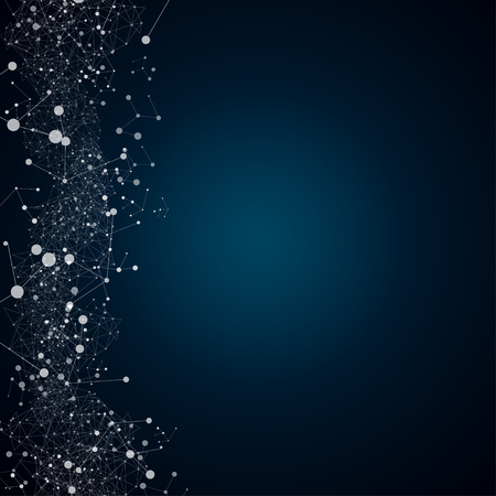 Abstract digital background with technology circuit board texture. Electronic motherboard. Communication and engineering concept.illustration.のイラスト素材